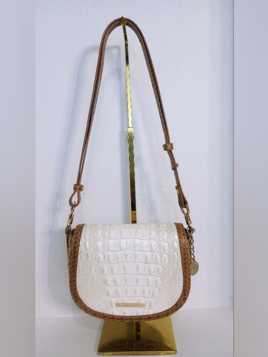 Brahmin Handbags - Brahmin Taber Collection Briar Crossbody In Coconut Milk